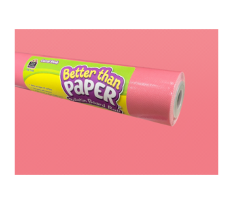 Better Than Paper - Coral Pink Bulletin Board Roll*