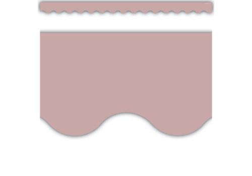 Teacher Created Resources Light Mauve Scalloped Border Trim*