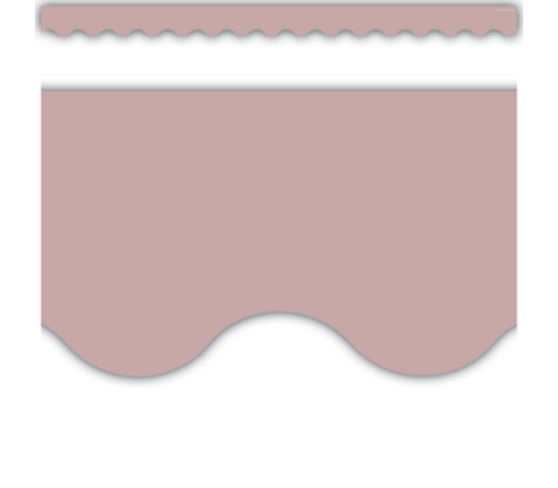 Light Mauve Scalloped Border Trim*