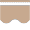 Light Brown Scalloped Border Trim