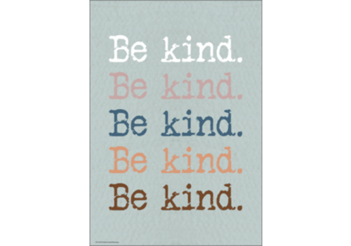 Teacher Created Resources Be Kind. Be Kind. Be Kind. Positive Poster