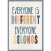 Everyone is Different, Everyone Belongs Positive Poster