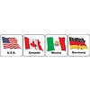 EUREKA World Flags Stickers (20 countries) (D)*