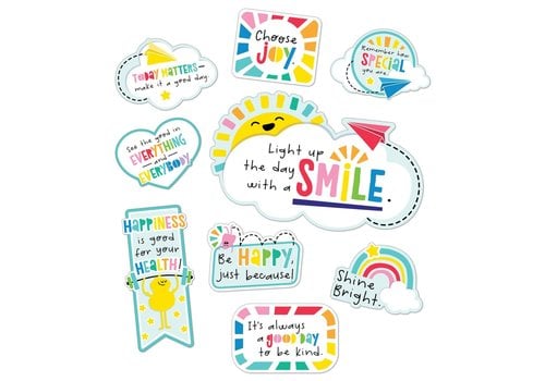 Carson Dellosa Happy Place Motivational Mini Bulletin Board Set