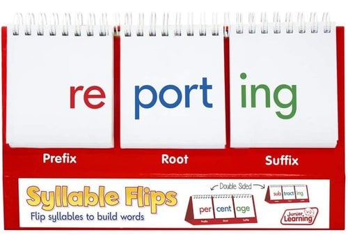 JUNIOR LEARNING Syllable Flips - Double Sided