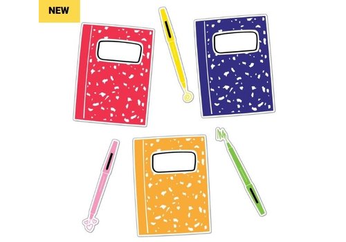 Carson Dellosa Notebooks and Pens Cut-Outs/Accents
