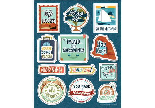 Carson Dellosa Let's Explore Motivational Stickers