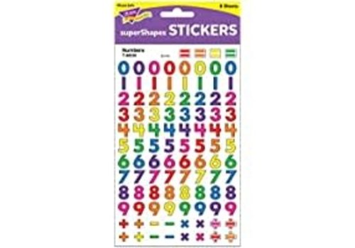 Trend Enterprises Numbers superShapes Stickers*