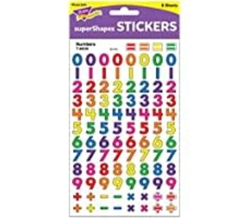 Numbers superShapes Stickers (D)*