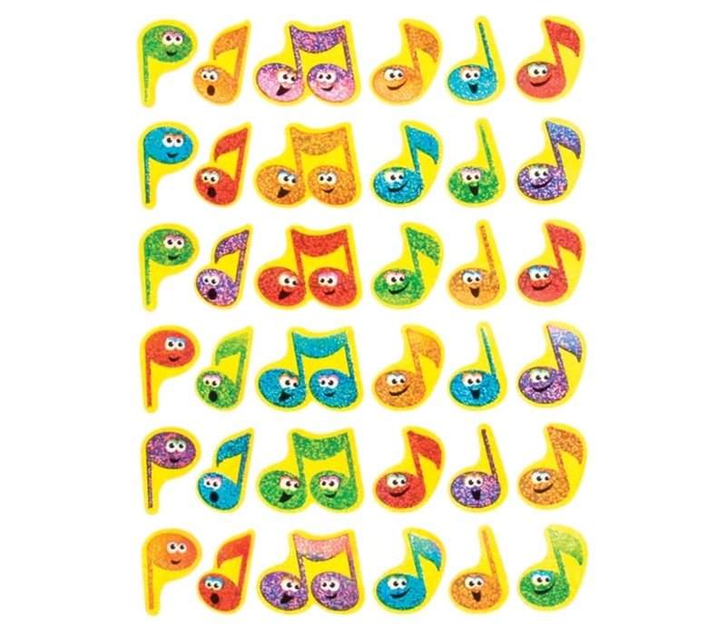 Merry Music Sparkle Stickers
