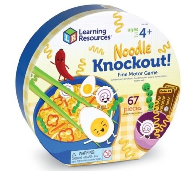 Noodle Knockout Fine Motor Game