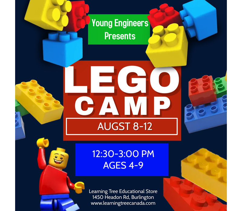Young Engineer LEGO Bricks! Summer Camp - August 8-12* PM SESSION