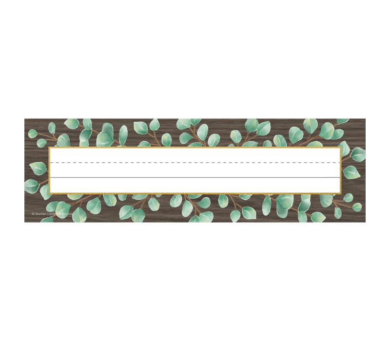 Eucalyptus Flat Name Plates*