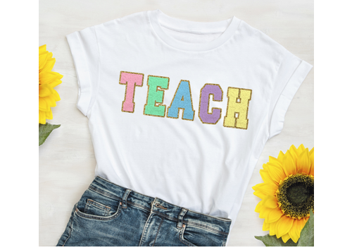 Lessons In Positivitiy Teach-T-Shirt  Sizes: LG/XLG