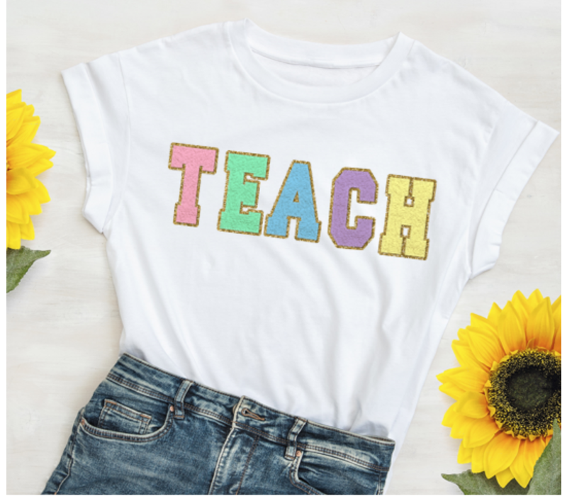 Teach-T-Shirt  Sizes: LG/XLG