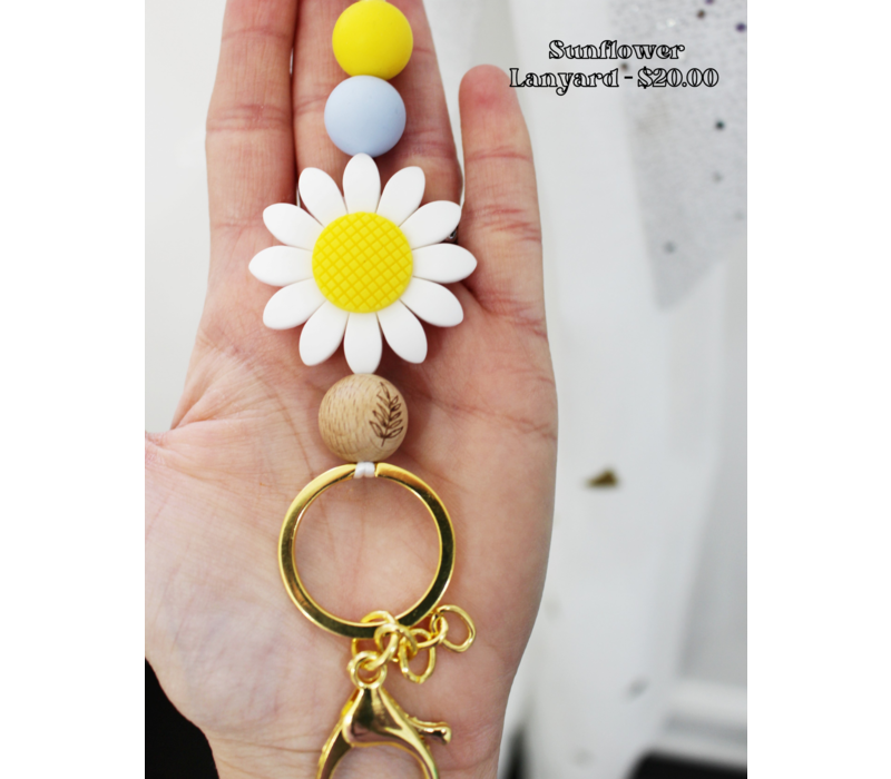 Sunflower Lanyard