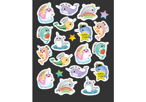 Teacher Created Resources Narwhals Stickers*