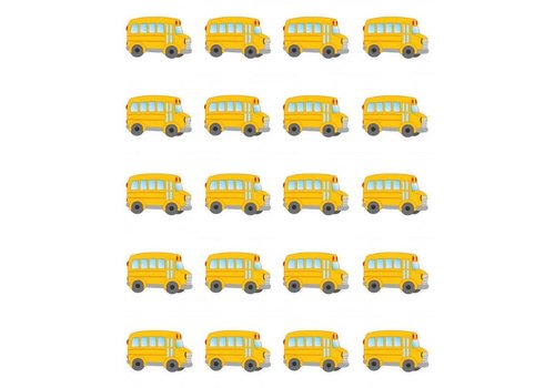 Teacher Created Resources School Bus Stickers *