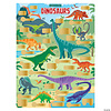 PEACEABLE KINGDOM Scratch Off Poster: Scratch a Fact Dinosaurs