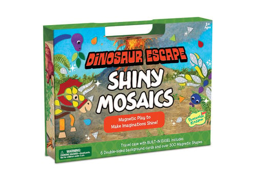 PEACEABLE KINGDOM Mosaics: Dinosaur Escape Shiny Mosaics