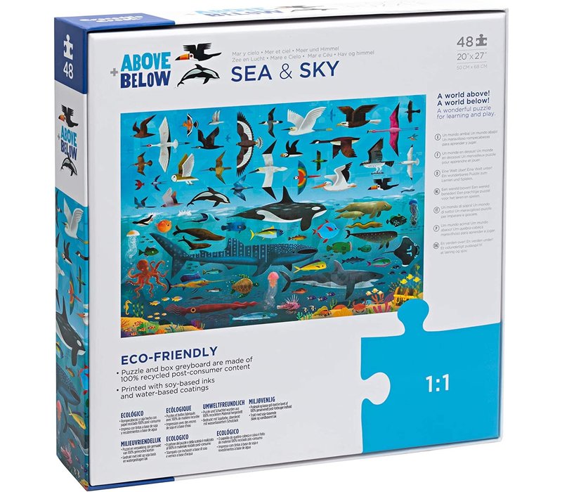 Above + Below 48 Piece Puzzle - Sea and Sky *