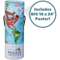 World Cities Puzzle Poster, 200 piece