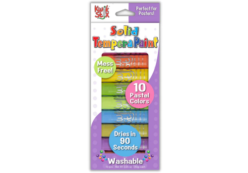 THE PENCIL GRIP COMPANY Kwik Stix,  Sold Tempera Paint Pastel 10 Pack