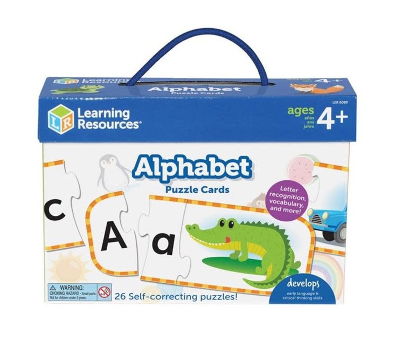 Upper and Lowercase Alphabet Puzzle Cards