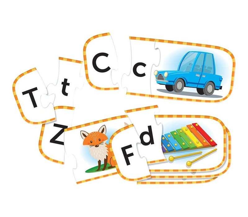 Upper and Lowercase Alphabet Puzzle Cards