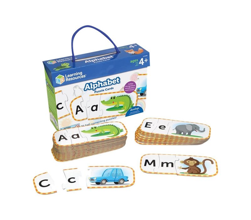 Upper and Lowercase Alphabet Puzzle Cards