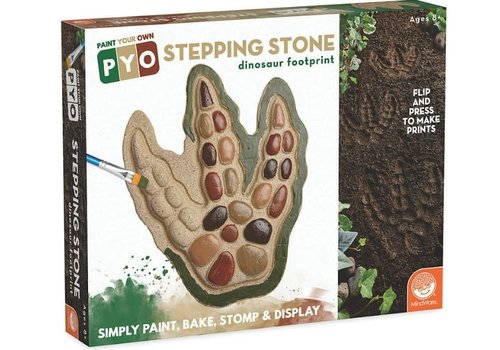 MindWare Paint Your Own Stepping Stone - Dinosaur Footprint