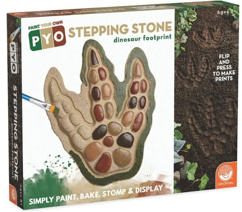 Paint Your Own Stepping Stone - Dinosaur Footprint