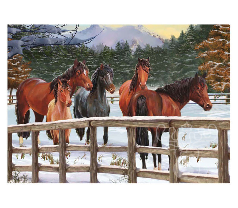 Snowy Pasture Tray Puzzle