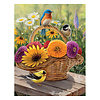 COBBLE HILL Bluebird and Bouquet Tray Puzzle*