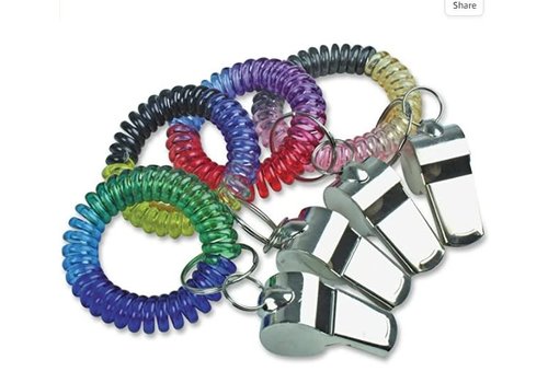 THE PENCIL GRIP COMPANY Wrist Coils with Whistle- sold individually