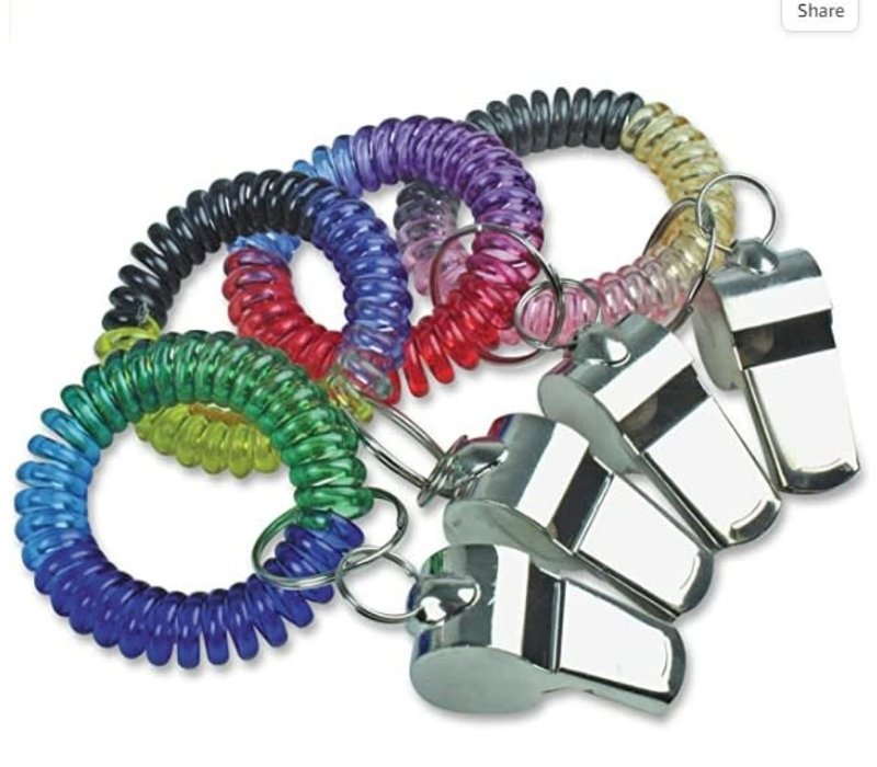 Wrist Coils with Whistle- sold individually
