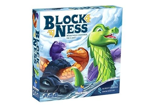 BLUE ORANGE GAMES Block Ness Game - Who Will Control the Lake