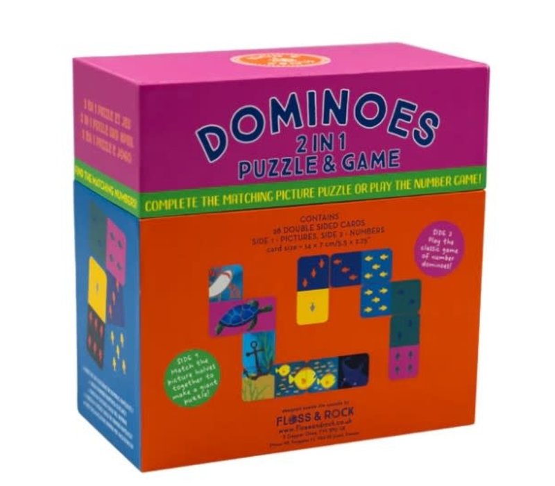 Dominoes 2 in 1 Puzzle & Game -Deep Sea