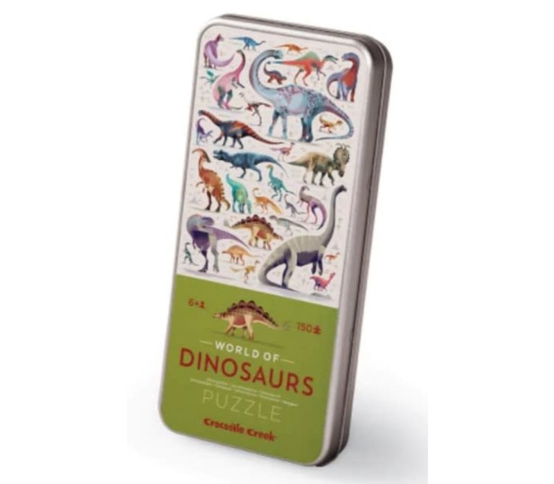 World Of Dinosaurs Tin Puzzle 150 pieces