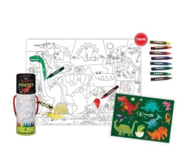 Colouring Poster - Dinosaurs