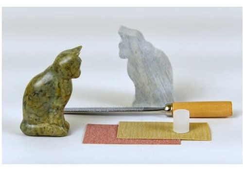 studiostone creative Soapstone Carving Kit - Cat*
