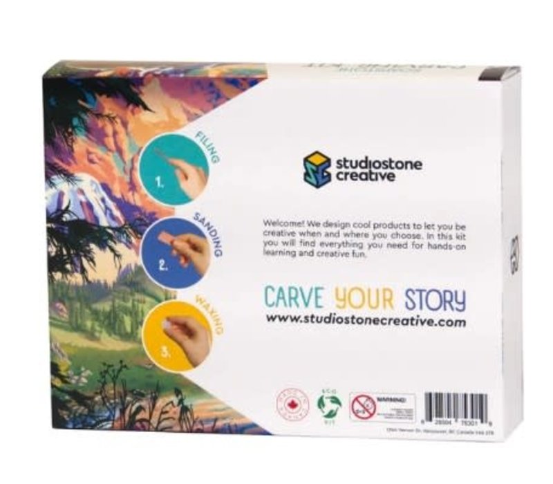 Soapstone Carving Kit - Cat*