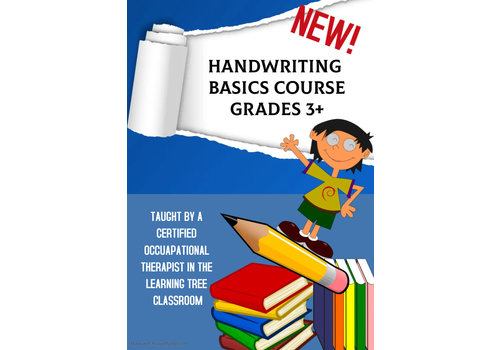 Handwriting Basics  - Gr 3+ SPRING 2024  Mondays 5:30-6:30pm