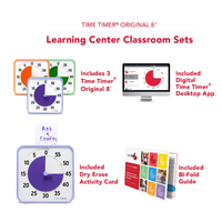 Time Timer® Original 8” - Learning Center Classroom Set (Set of 3) – P –  Different Roads