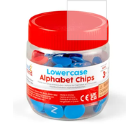 Lowercase Alphabet Chips, 156 (with Magnetic Ring)*
