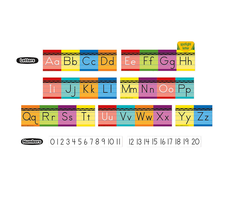 Crayola Alphabet Mini Bulletin Board Set (D)*