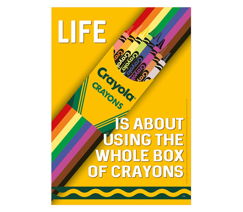 Crayola Use the Whole Box of Crayons Poster