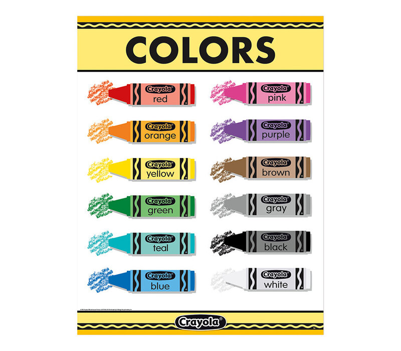 Crayola Colors Chart