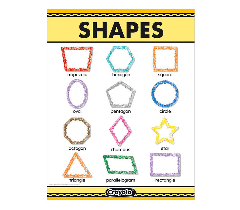 Crayola Shapes Chart