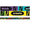 EUREKA Crayola Inspirational Words Deco Trim (D)*